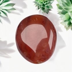 Stribet madagaskar agat lommesten