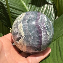 Regnbue fluorit kugle 86mm