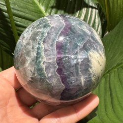 Regnbue fluorit kugle 86mm