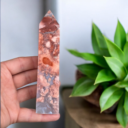 Cotton candy agat t�rn 147mm