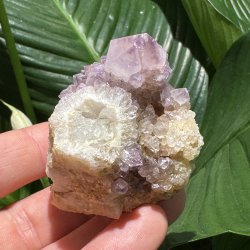 Spirit ametyst med citrin