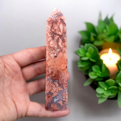 Cotton candy agat t�rn 140mm