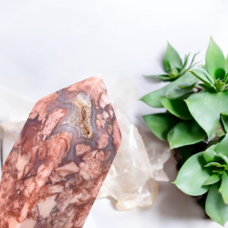 Cotton candy agat t�rn 140mm