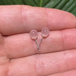 Rosenkvarts �restikker 6mm