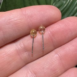 Guld rutil �restikker 4,5mm