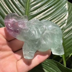 Fluorit elefant 66mm