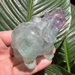 Fluorit elefant 66mm