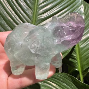 Fluorit elefant 66mm