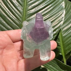 Fluorit elefant 66mm