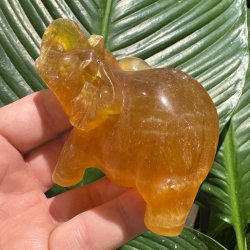 Fluorit elefant 67mm