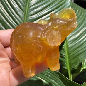 Fluorit elefant 67mm