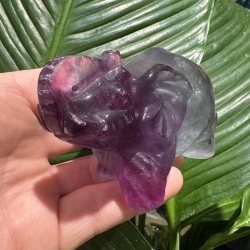 Fluorit elefant 66 mm