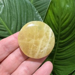 Lemon calcit flad jumbo