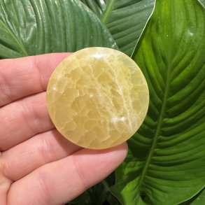 Lemon calcit flad jumbo