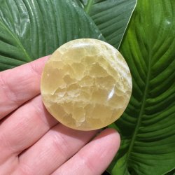 Lemon calcit flad jumbo