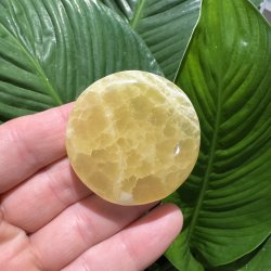 Lemon calcit flad jumbo