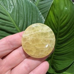 Lemon calcit flad jumbo