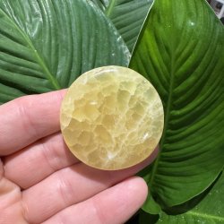 Lemon calcit flad jumbo