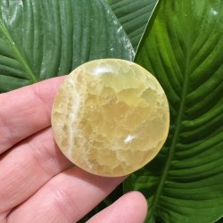 Lemon calcit flad jumbo