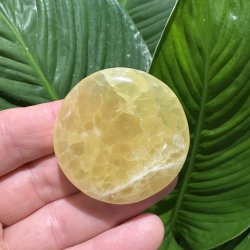 Lemon calcit flad jumbo