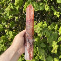 Hematoid kvarts t�rn 280 mm