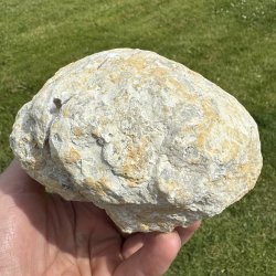 Hvid Kvarts geode