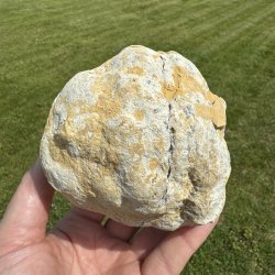 Hvid Kvarts geode