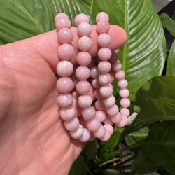 Pink opal armb�nd 8mm