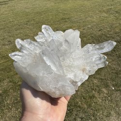 Bjergkrystal klynge fra Brasilien