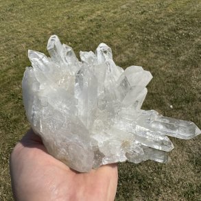Bjergkrystal klynge fra Brasilien