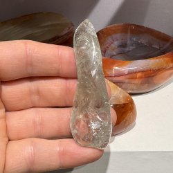 Prasiolit krystal 78mm