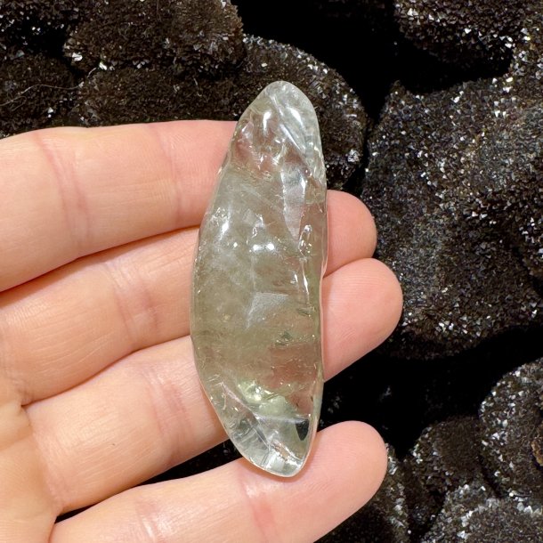 Prasiolit krystal 66mm