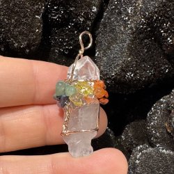 Bjergkrystal vedhng m. livets tr