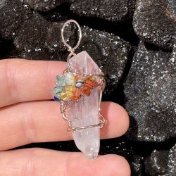 Bjergkrystal vedhng m. livets tr