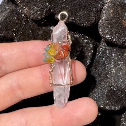 Bjergkrystal vedhng m. livets tr