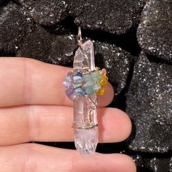 Bjergkrystal vedhng m. livets tr