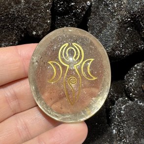 Bjergkrystal jumbo m. gudinde