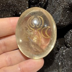 Bjergkrystal jumbo m. gudinde