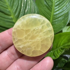 Lemon calcit flad jumbo