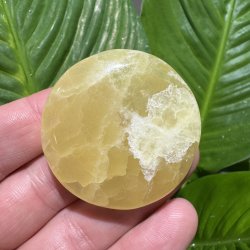 Lemon calcit flad jumbo