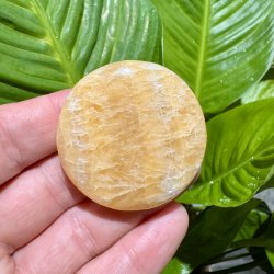 Orange calcit flad jumbo