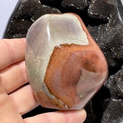 Polychrome jaspis freeform