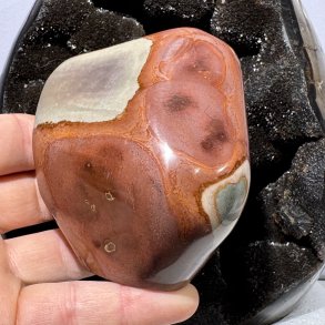 Polychrome jaspis freeform