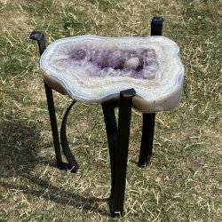 Ametyst bord med stel