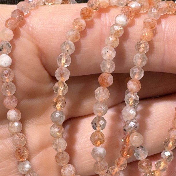 Gylden solsten armbnd diamant slebet