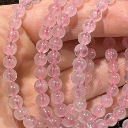 Rosenkvarts armbnd 6mm