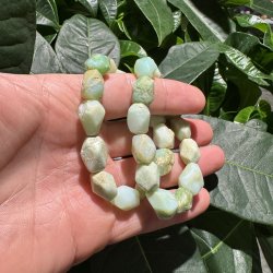 Chrysopras armb�nd facetslebet