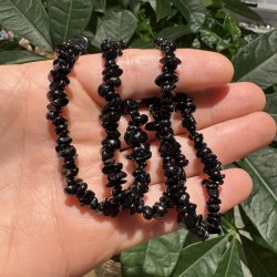 Sort obsidian split armb�nd
