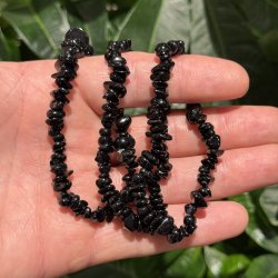 Sort obsidian split armb�nd