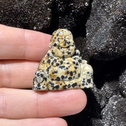 Dalmatiner jaspis buddha